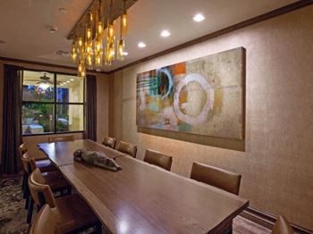 Conference and dining room at Terrena Apartment Homes in Northridge, CA